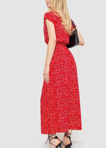 Красное кэжуал платье Ager с абстрактным узором