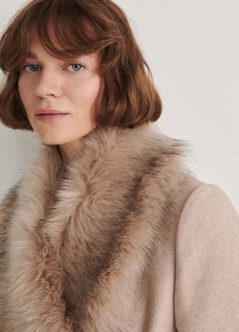 Пудрове демісезонне Пальто двобортне Reserved