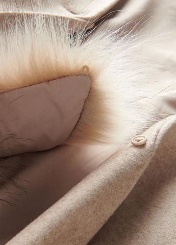 Пудрове демісезонне Пальто двобортне Reserved