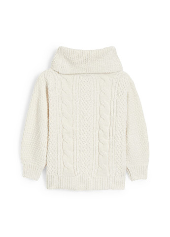 Кремовый зимний свитер C&A