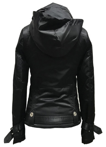 Чорна демісезонна куртка L&P