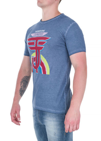 Синя футболка Trussardi Jeans