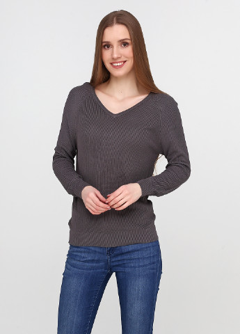 Графитовый демисезонный пуловер пуловер Vero Moda