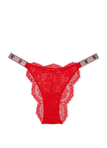 Червоний демісезонний комплект (бюстгальтер, трусики) Victoria's Secret
