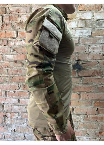 Оливковий (хакі) демісезонний чоловічий армійський костюм мультикам для зсу tactical тактична форма убакс і штани туреччина xxl 7285 No Brand