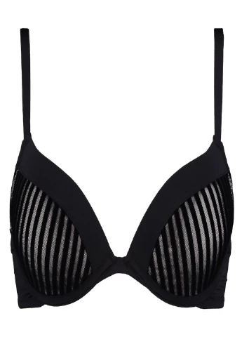 Чёрный бюстгальтер Hunkemoller