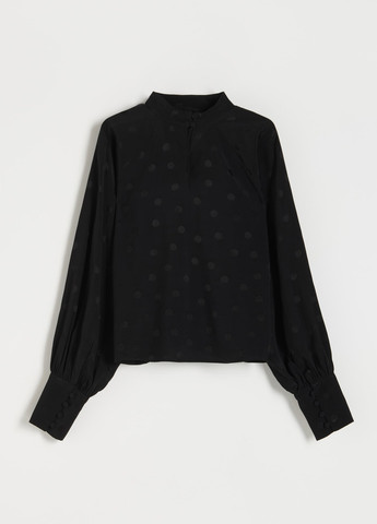 Чорна демісезонна блуза Reserved