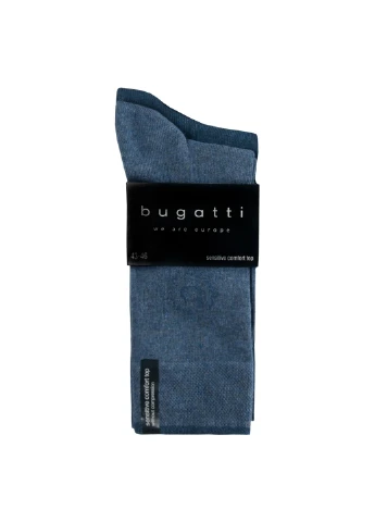 Синие набор из 2-х пар мужских носков синий Bugatti (253183934)