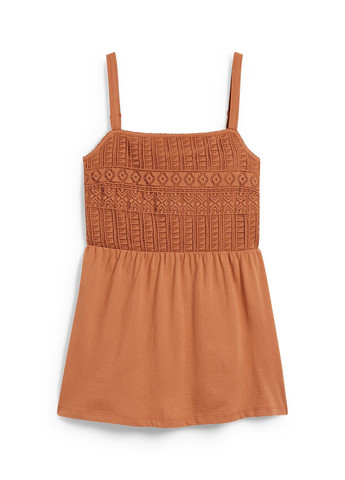 Коричневая блуза C&A