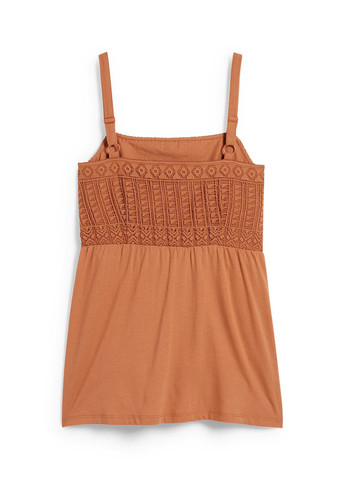 Коричневая блуза C&A