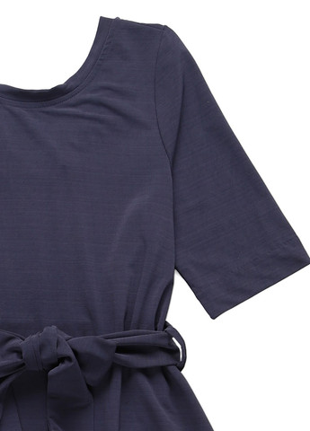 Темно-синя кежуал сукня сукня-футболка, кльош And Less меланжева