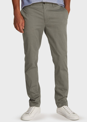 Серые классические, кэжуал демисезонные чиносы брюки Tommy Hilfiger