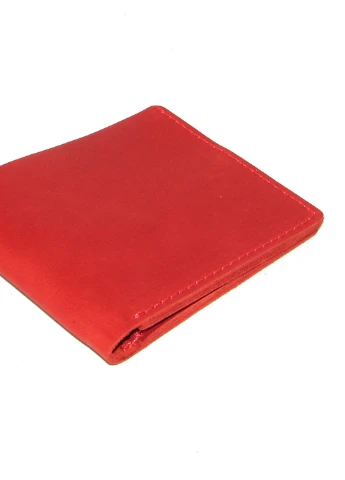 Подарочный набор №2 (портмоне + обложка на права, ID паспорт) красный DNK Leather (253942867)