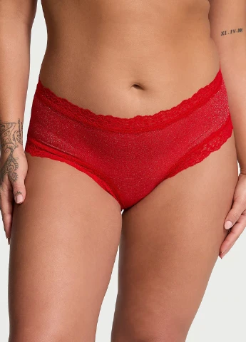 Червоний демісезонний комплект (бюстгальтер, трусики) Victoria's Secret