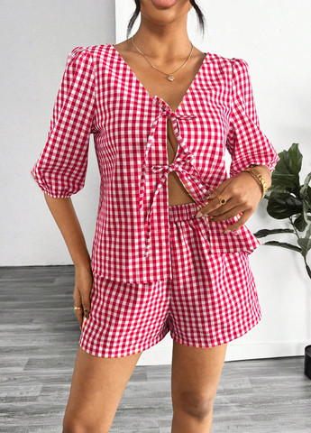 Костюм (блуза, шорти) SHEIN (338187408)