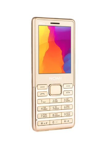 Мобильный телефон Nomi i241+ gold (134344424)