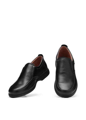 Черные кэжуал туфли Bastion без шнурков