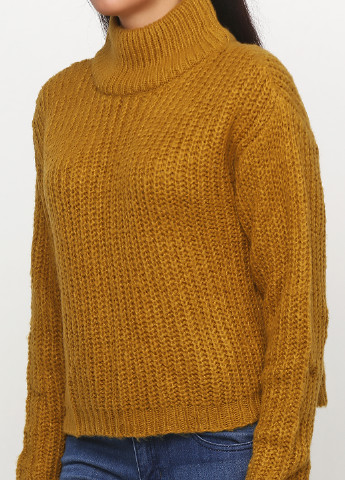 Горчичный демисезонный свитер Vero Moda