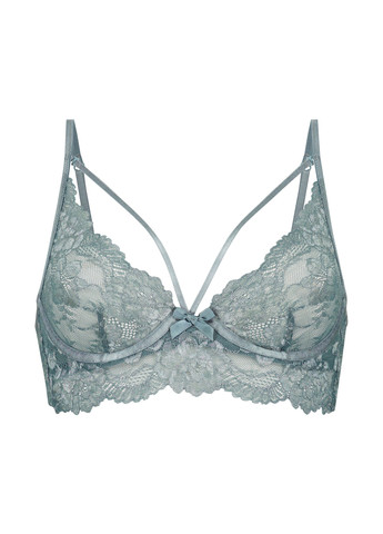 Сіро-зелений бюстгальтер Hunkemoller з кісточками поліамід