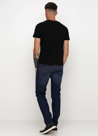 Темно-синие демисезонные прямые джинсы Arvin Lee