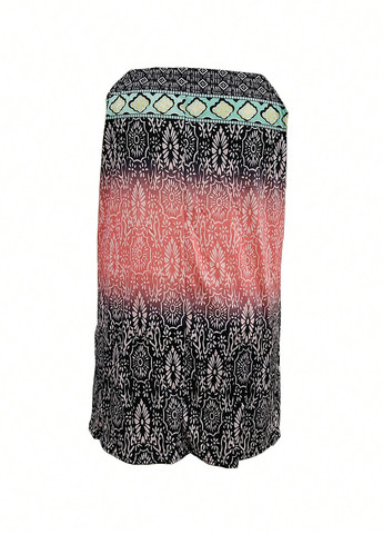 Рожева кежуал сукня а-силует SHEIN з орнаментом