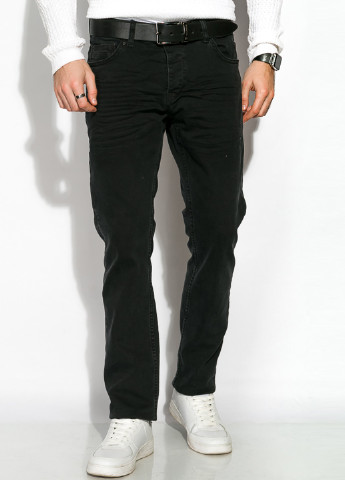 Черные демисезонные джинсы Time of Style