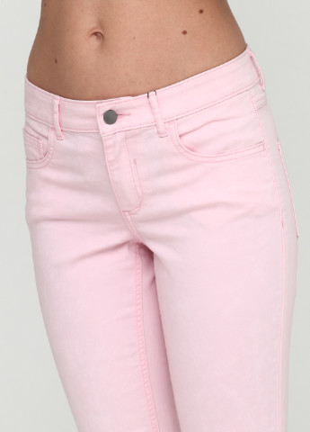 Розовые кэжуал демисезонные зауженные брюки Vila