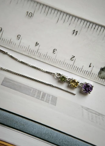 Серьги Silver Flame (354214648)
