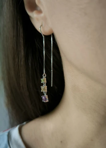 Серьги Silver Flame (354214648)