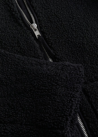 Черная демисезонная куртка H&M