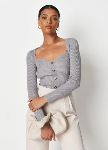 Серый демисезонный джемпер джемпер Missguided