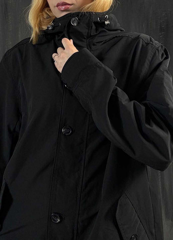 Чорна демісезонна куртка H&M