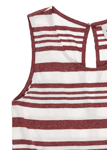 Комбинезон Ichi комбинезон-шорты полоска белый кэжуал хлопок, трикотаж