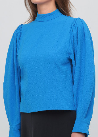 Светло-синяя демисезонная блуза Weekday