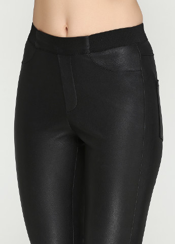 Черные кэжуал демисезонные зауженные брюки Gestuz