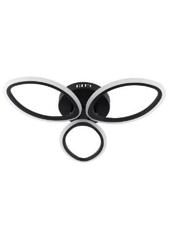 Люстра потолочная LED с пультом A2404/3-bk Черный 9х53х53 см. Sunnysky (253629948)