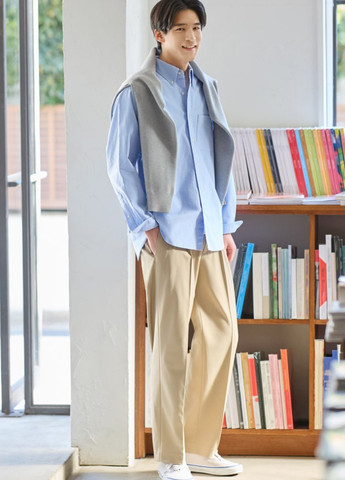 Серый демисезонный джемпер джемпер Uniqlo