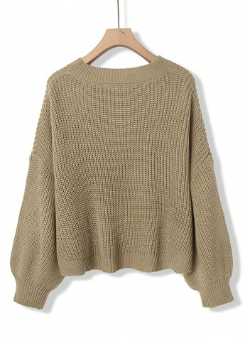 Песочный демисезонный джемпер джемпер SHEIN