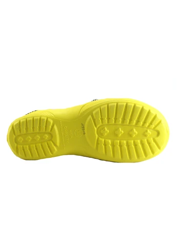 Желтые резиновые сапоги No Brand