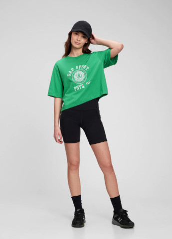 Зеленая кэжуал футболка Gap