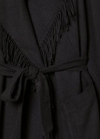 Черное демисезонное Пальто H&M