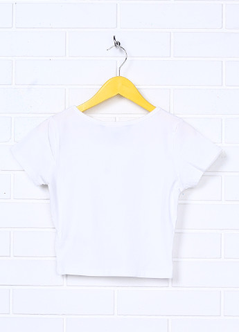 Белая летняя футболка с коротким рукавом New Look