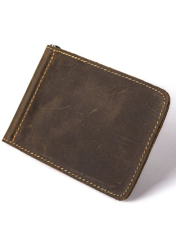 Шкіряний затискач для грошей 11,5х8х1 см Vintage (253173974)