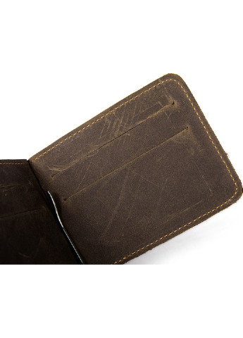 Шкіряний затискач для грошей 11,5х8х1 см Vintage (253173974)