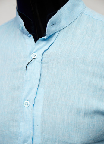 Синяя рубашка с логотипом Figo