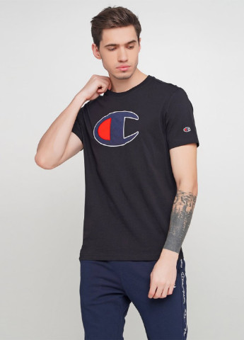 Чорна футболка Champion Crewneck T-Shirt