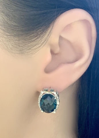 Сережки Silver Flame (152533062)