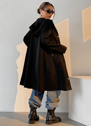 Чорна демісезонна куртка SHEIN