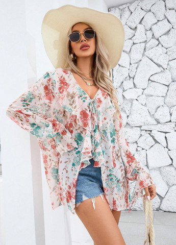 Комбінована блуза SHEIN