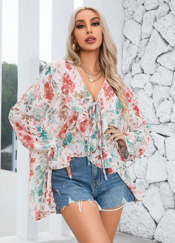 Комбінована блуза SHEIN